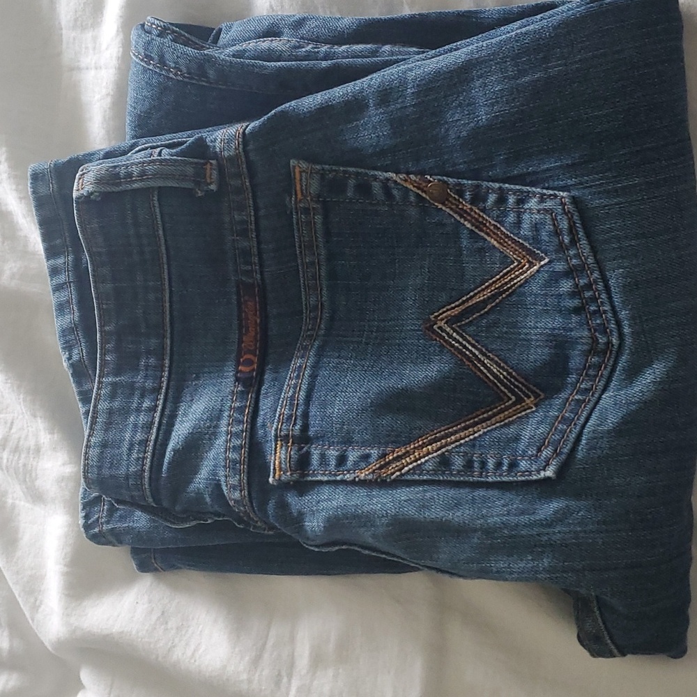 Wrangler womens qbaby jeans 1/2 x 36
